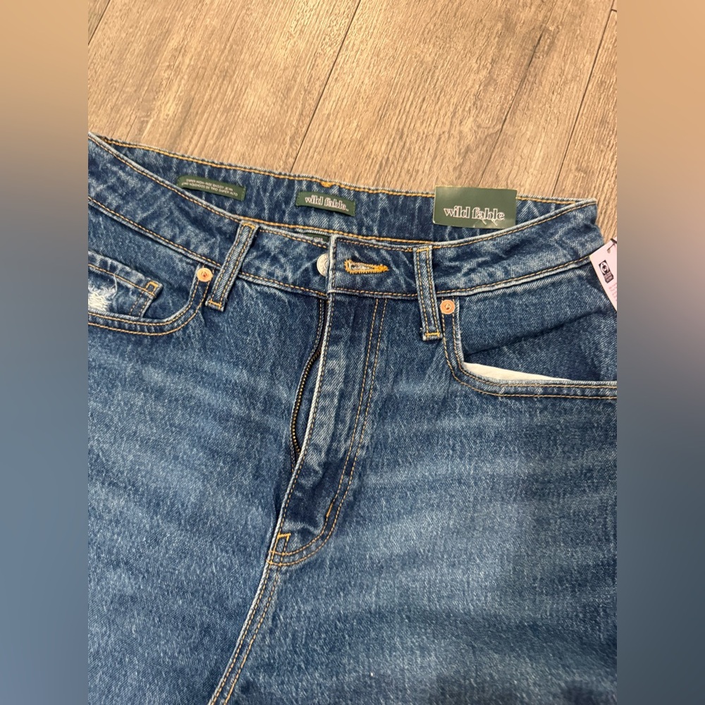 Wild Fable High-Waist Distressed Wide-Leg Jeans - Picture 10 of 15